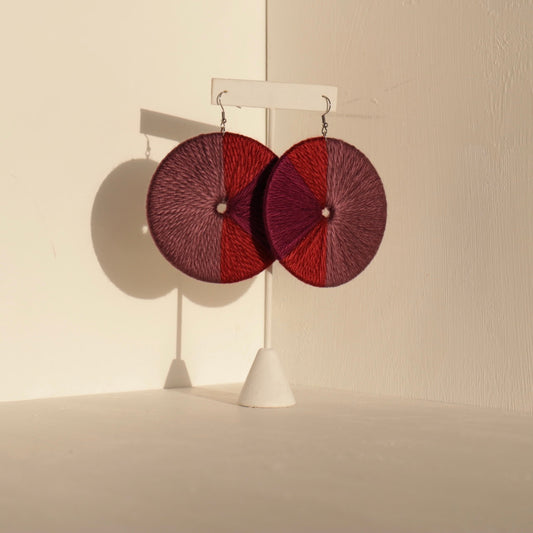 The Javi Statement Earrings, designed for presence and impact. Handmade in Houston, crafted with precision