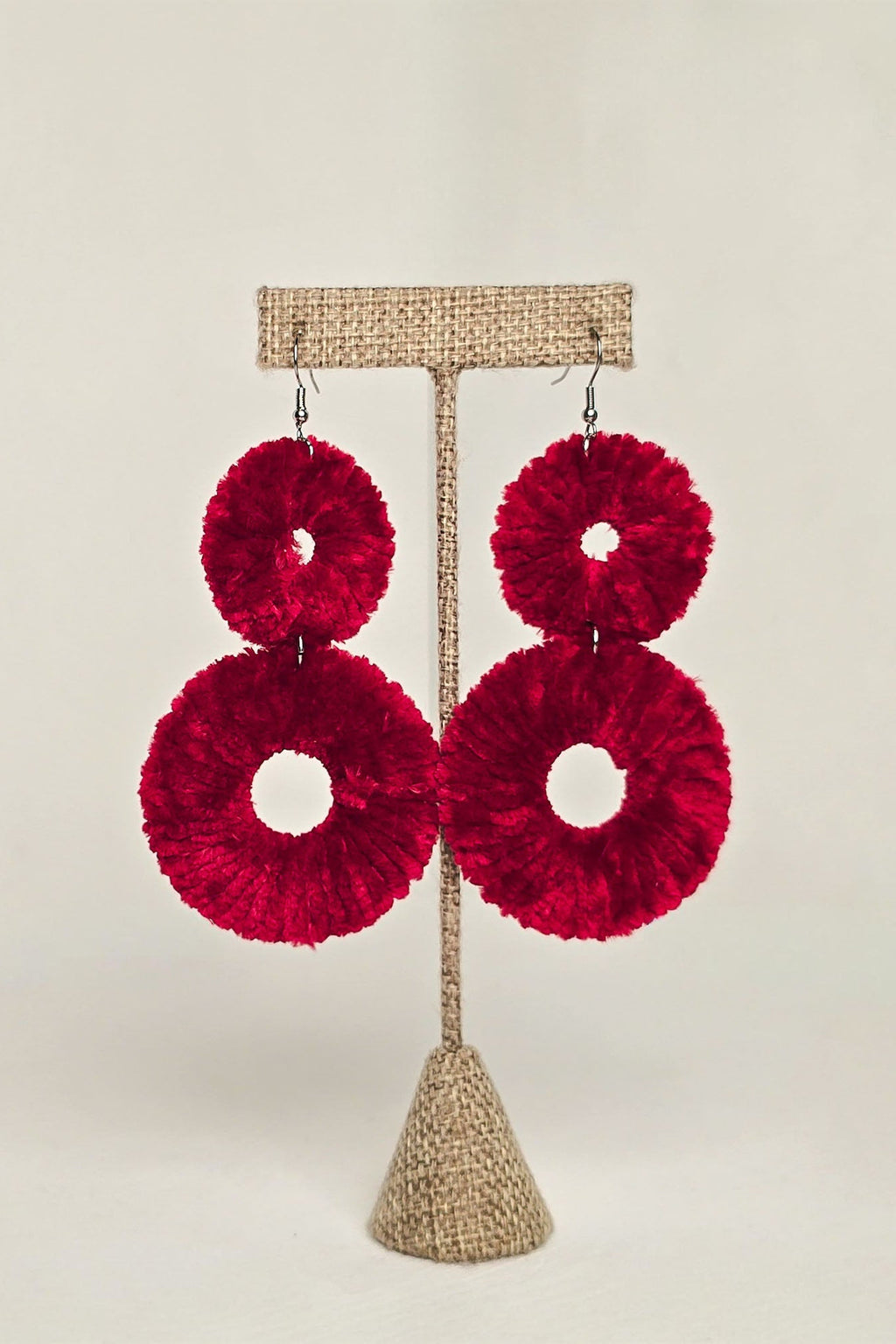 Red Velvet Kaarlo earrings by OLANTI