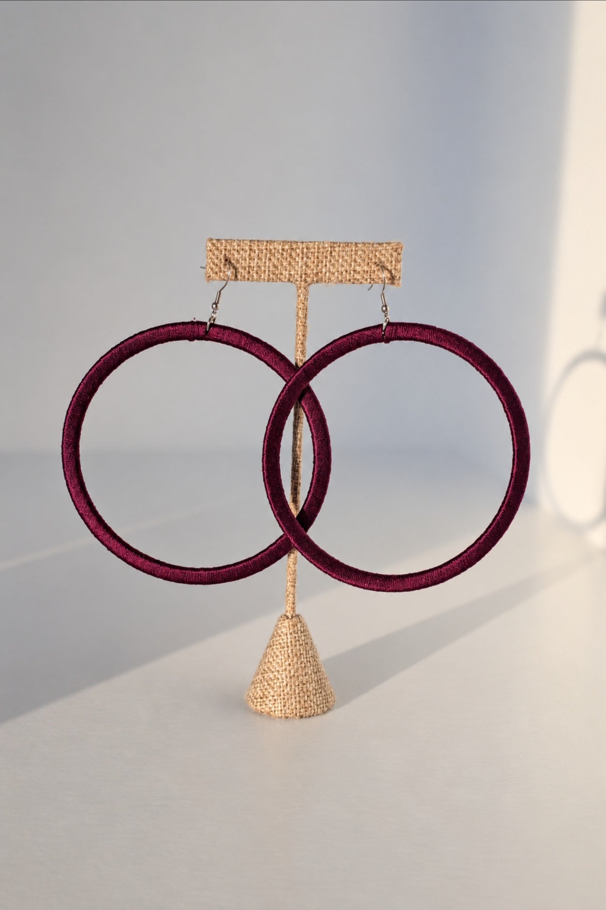 Kommon oversized statement hoops by OLANTI, alternate view